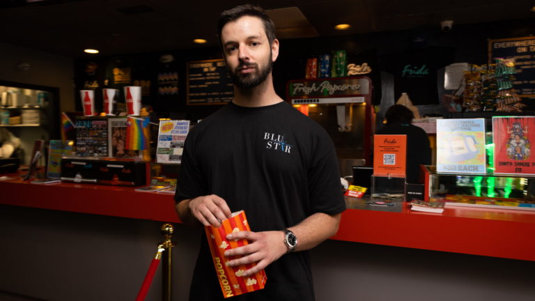 Alex Astrella at the Frida Cinema on April 30, 2026.